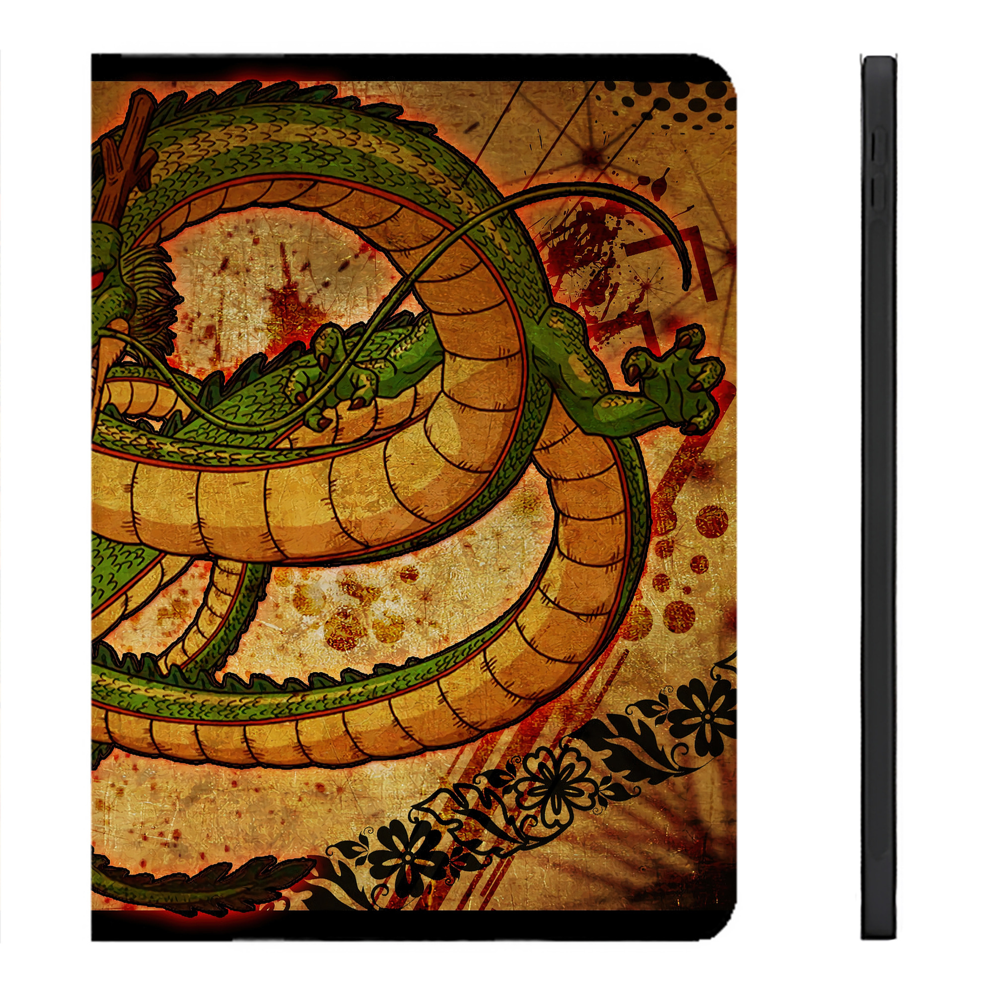 （画像用） ドラゴンボール DRAGON BALL IPadケース ペンホルダー付き ブックスタイルデザイン